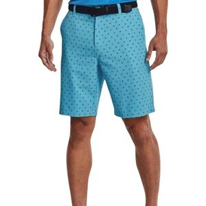 UNDER ARMOUR Men's UA Drive Printed Golf Shorts Fresco Blue/Cruise Size 30 NWT